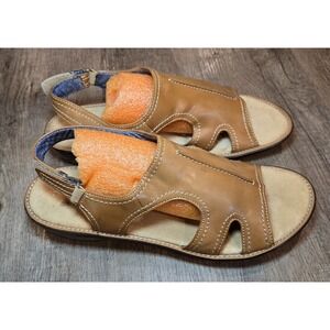 Dr Scholls Sandals‎ Wedge Heels Women's SZ 11 Tan Annaleza Comfort Shoes